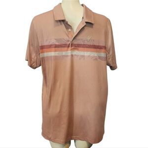 Men's Hooey‎ Orange Cowboy Golf Polo Shirt Size Medium